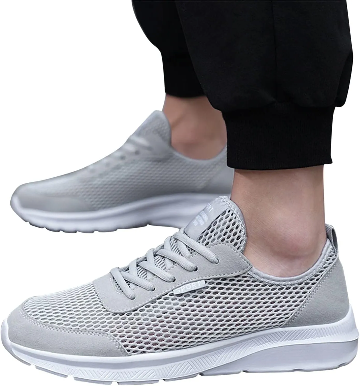 Slip On Shoes for Men - Casual Comfortable Athletic Tennis Walking Sneakers for Men with Memory Foam Mens Shoes