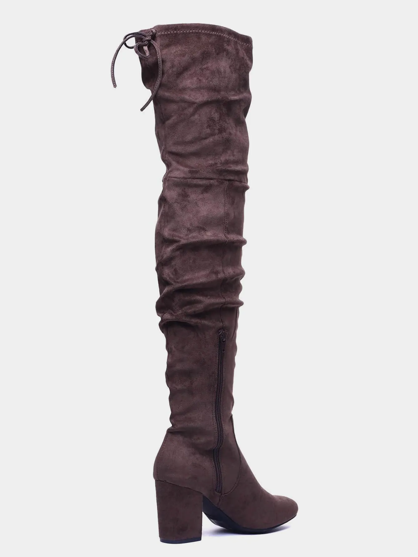 Slothful Thigh High Snow Boots