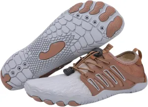Smoneyful Hike Barefoot Shoes for Women Men, Breathable, Non-Slip Athletic Footwear, Wide Toe Water Shoes, Grounding Shoes and Grounding Barefoot Shoes for Barefoot Womens