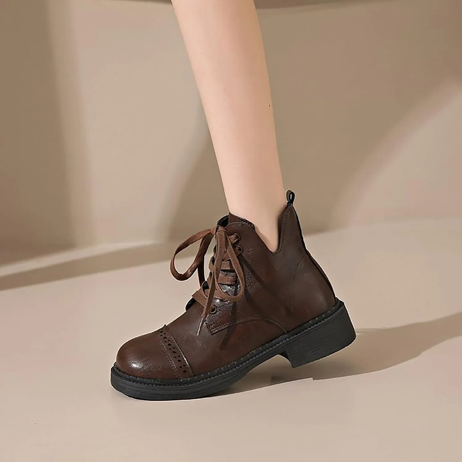 Snow Boots for Women Wide Calf Women's Boots Breathable Fashion Round Head Chunky Heel Women's Shoes Women's Rain Boots Mid Calf