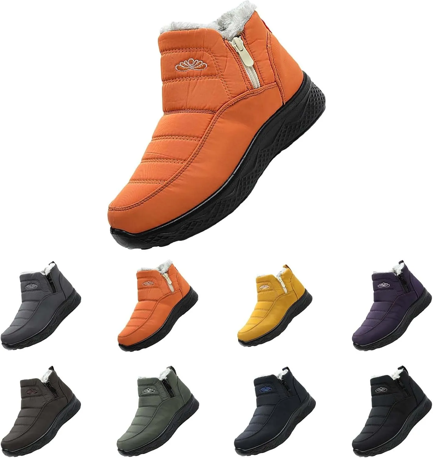 Snow Boots for Women Wide WidthSlip On Adults Winter Boots Womens Women Ankle Booties Barefoot Shoes Grounded Footwear Hiking Tennis Shoes Men Mens Booties Winter