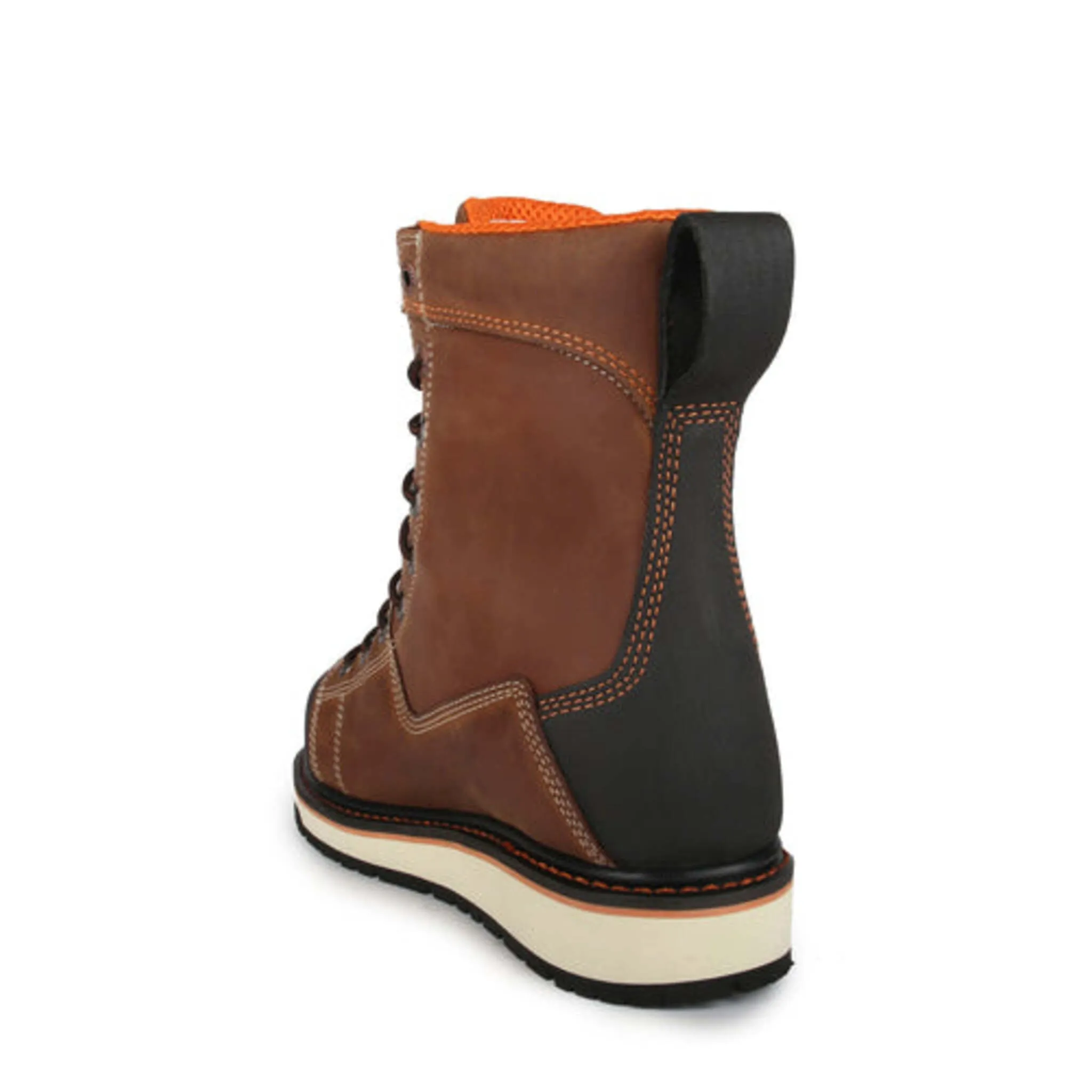 STC Men's 8" Blacksmith Safety Work Boots | Waterproof Leather, Steel Toe, Vibram® Megagrip Pro, Electric Shock & Puncture Resistant | Sizes 5-15