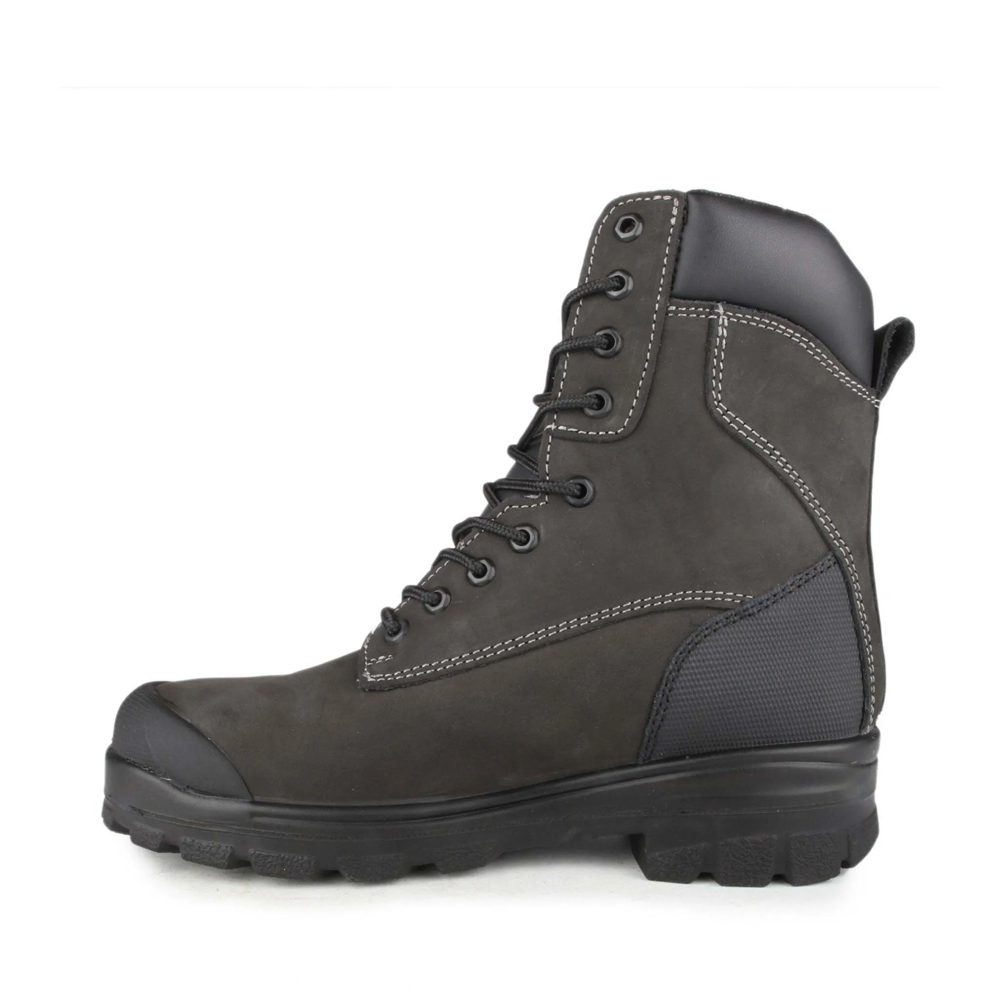 STC Men's 8" Master Safety Work Boots | Waterproof Leather, Steel Toe, Puncture Resistant, Electric Shock Protection, TPU Scuff Toe | Sizes 7-14