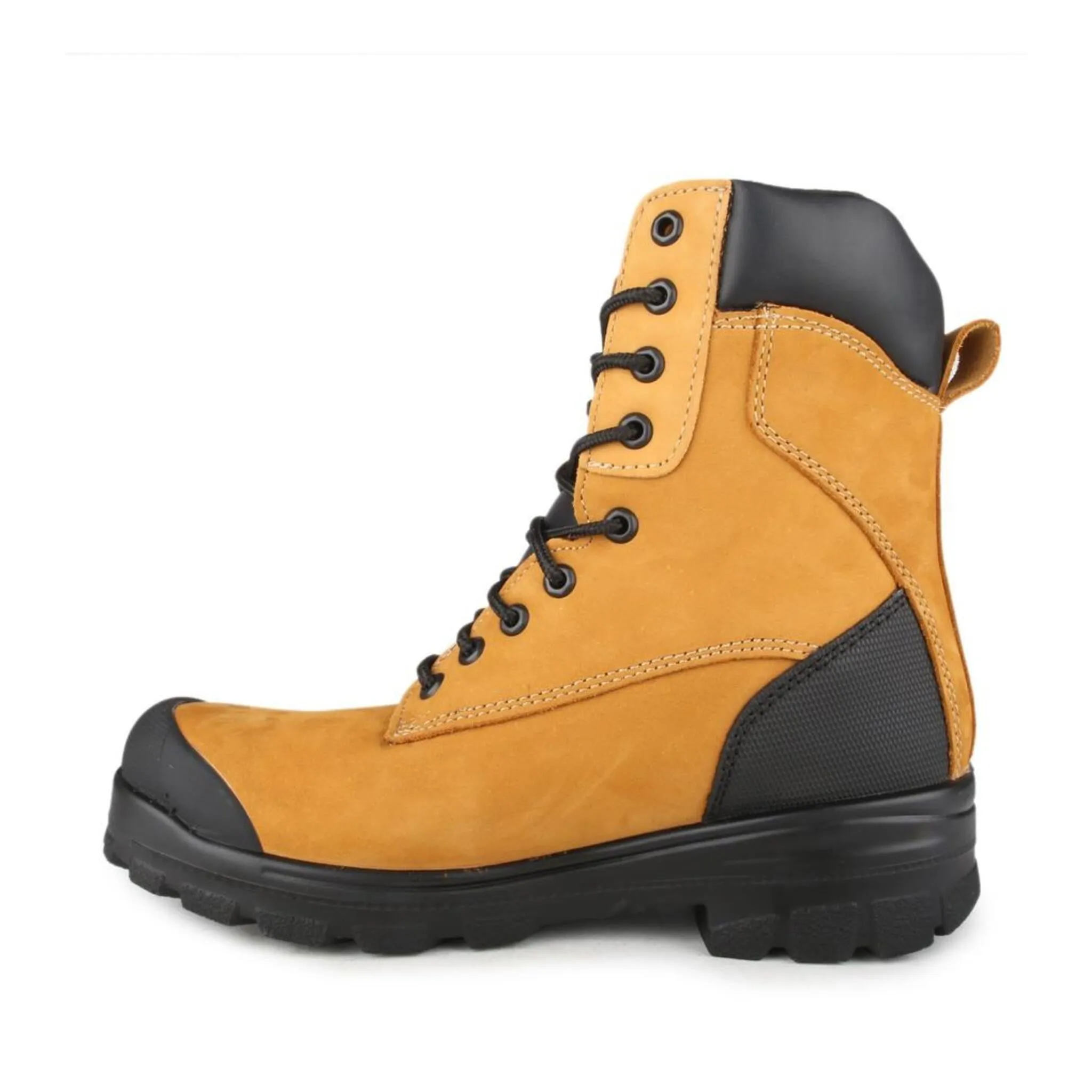 STC Men's 8" Master Safety Work Boots | Waterproof Leather, Steel Toe, Puncture Resistant, Electric Shock Protection, TPU Scuff Toe | Sizes 7-14