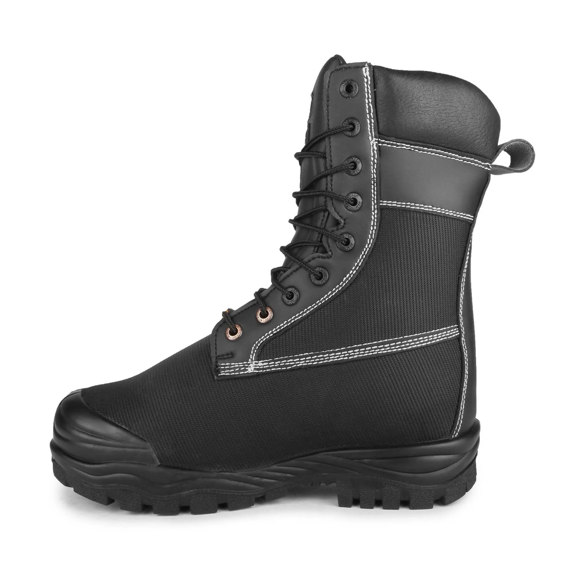 STC Men's 9" Larch Safety Work Boots | Ballistic Nylon, Waterproof, Internal Metguard, Composite Toe, Vibram Fire & Ice Sole, Electric Shock Resistant |Limited Sizes