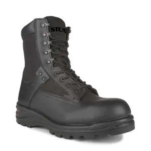 STC Men's Safety Work Boots 911 EMS/Military | Waterproof Leather, Side-Zip Closure, Composite Toe, Puncture-Resistant, Anti-Odor | Sizes 6-14