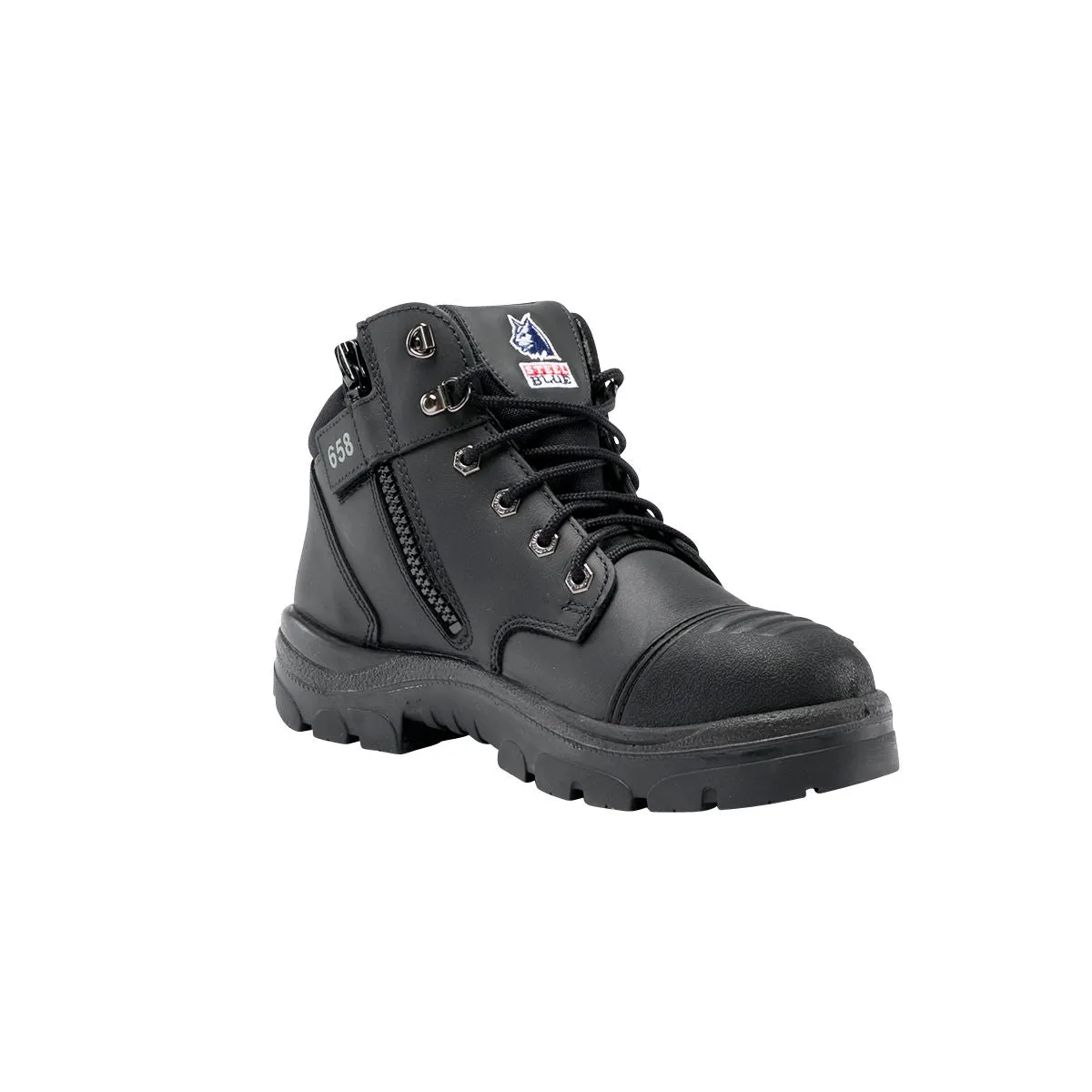 Steel Blue Parkes Zip Scuff Toe Safety Boot