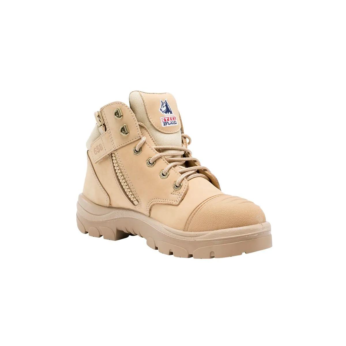 Steel Blue Parkes Zip Scuff Toe Safety Boot