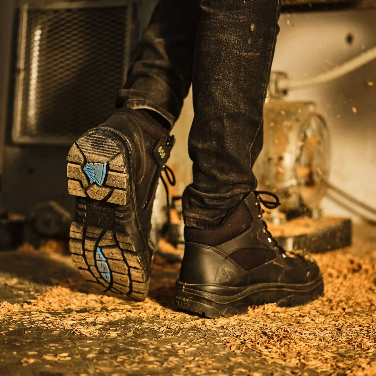 Steel Blue Parkes Zip Scuff Toe Safety Boot