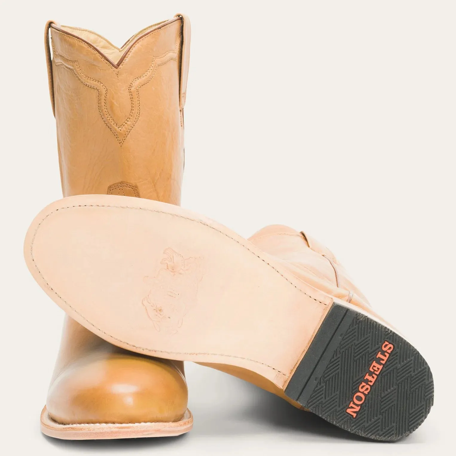 Stetson Tan Men's Weston Round Toe 0752