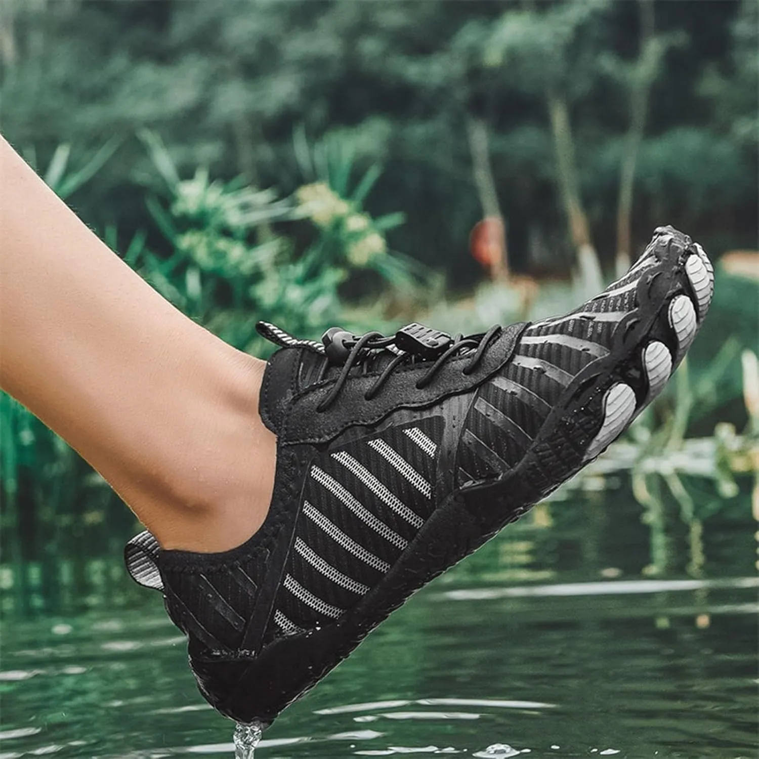 Swim Water Shoes for Women Men Quick-Dry Barefoot Non Slip,Aqua Sneakers Shoe for Beach Hiking Diving Boating River Outdoor Water Sports Womens Mens Summer Barefoot Indoor Yoga Fitness Shoes