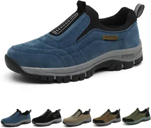 Teresad Shoes Men Comfortable Waterproof Orthopedic Walking Hiking Shoes