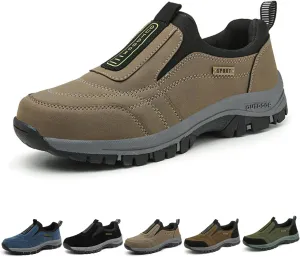 Teresad Shoes Men Comfortable Waterproof Orthopedic Walking Hiking Shoes
