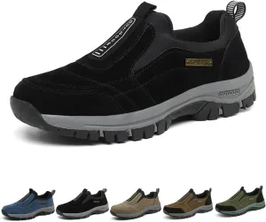 Teresad Shoes Men Comfortable Waterproof Orthopedic Walking Hiking Shoes