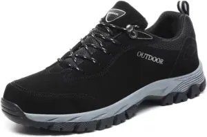 Teresad Shoes Men Comfortable Waterproof Orthopedic Walking Hiking Shoes