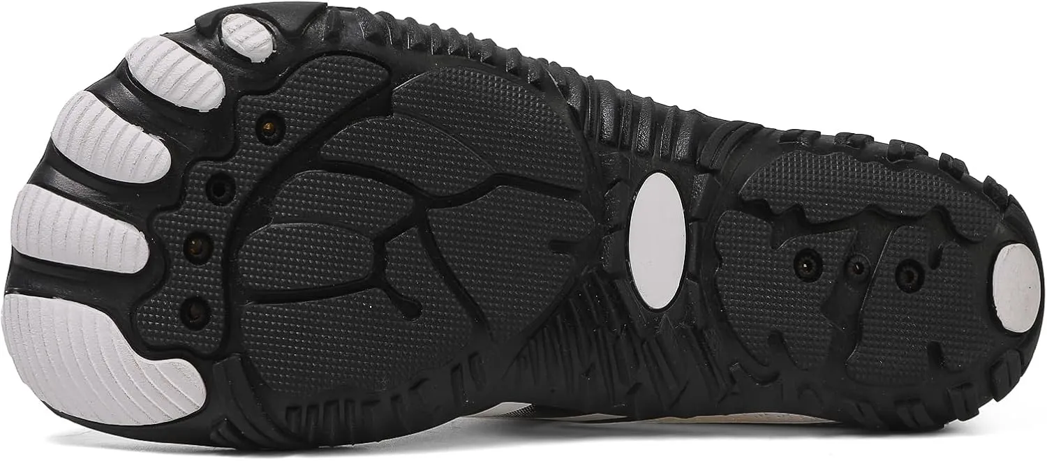 Thatrich Womens Hike Barefoot Shoes Breathable Athletic Running Men Wide Toe Box Non Slip Water Proof Work Shoe Vacation Beach Grounded Footwear Slip-On Lightweight Comfy Hiking Sneakers for Unisex