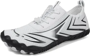 Thatrich Womens Hike Barefoot Shoes Breathable Athletic Running Men Wide Toe Box Non Slip Water Proof Work Shoe Vacation Beach Grounded Footwear Slip-On Lightweight Comfy Hiking Sneakers for Unisex