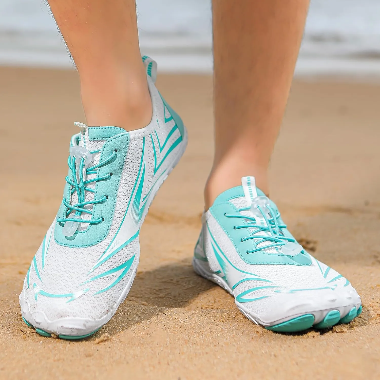 Thatrich Womens Hike Barefoot Shoes Breathable Athletic Running Men Wide Toe Box Non Slip Water Proof Work Shoe Vacation Beach Grounded Footwear Slip-On Lightweight Comfy Hiking Sneakers for Unisex