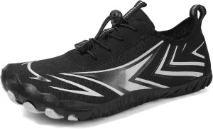 Thatrich Womens Hike Barefoot Shoes Breathable Athletic Running Men Wide Toe Box Non Slip Water Proof Work Shoe Vacation Beach Grounded Footwear Slip-On Lightweight Comfy Hiking Sneakers for Unisex