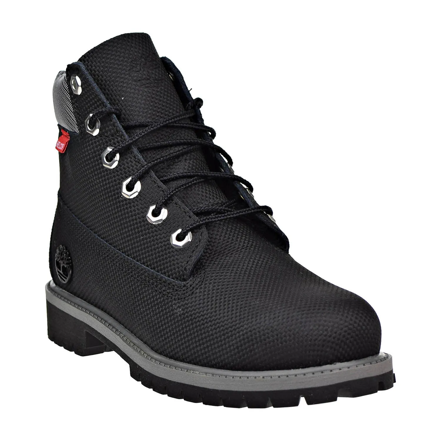 Timberland 6 Inch Premium Waterproof BT relief Big kids Boots Black