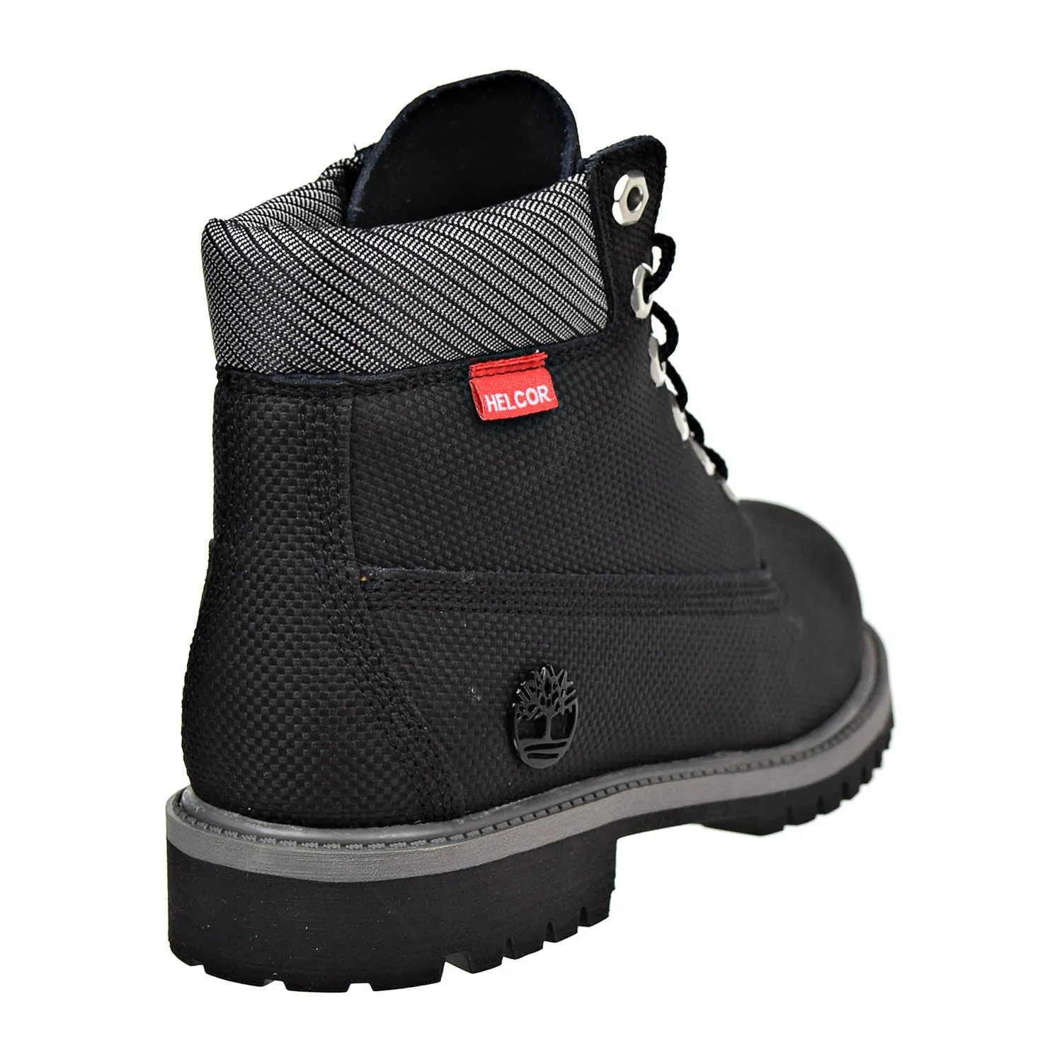 Timberland 6 Inch Premium Waterproof BT relief Big kids Boots Black
