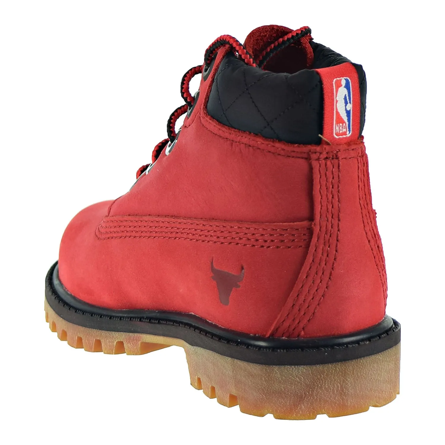 Timberland Chicago Bulls 6-Inch Premium Wp Toddlers' Boot Medium Red Nubuck