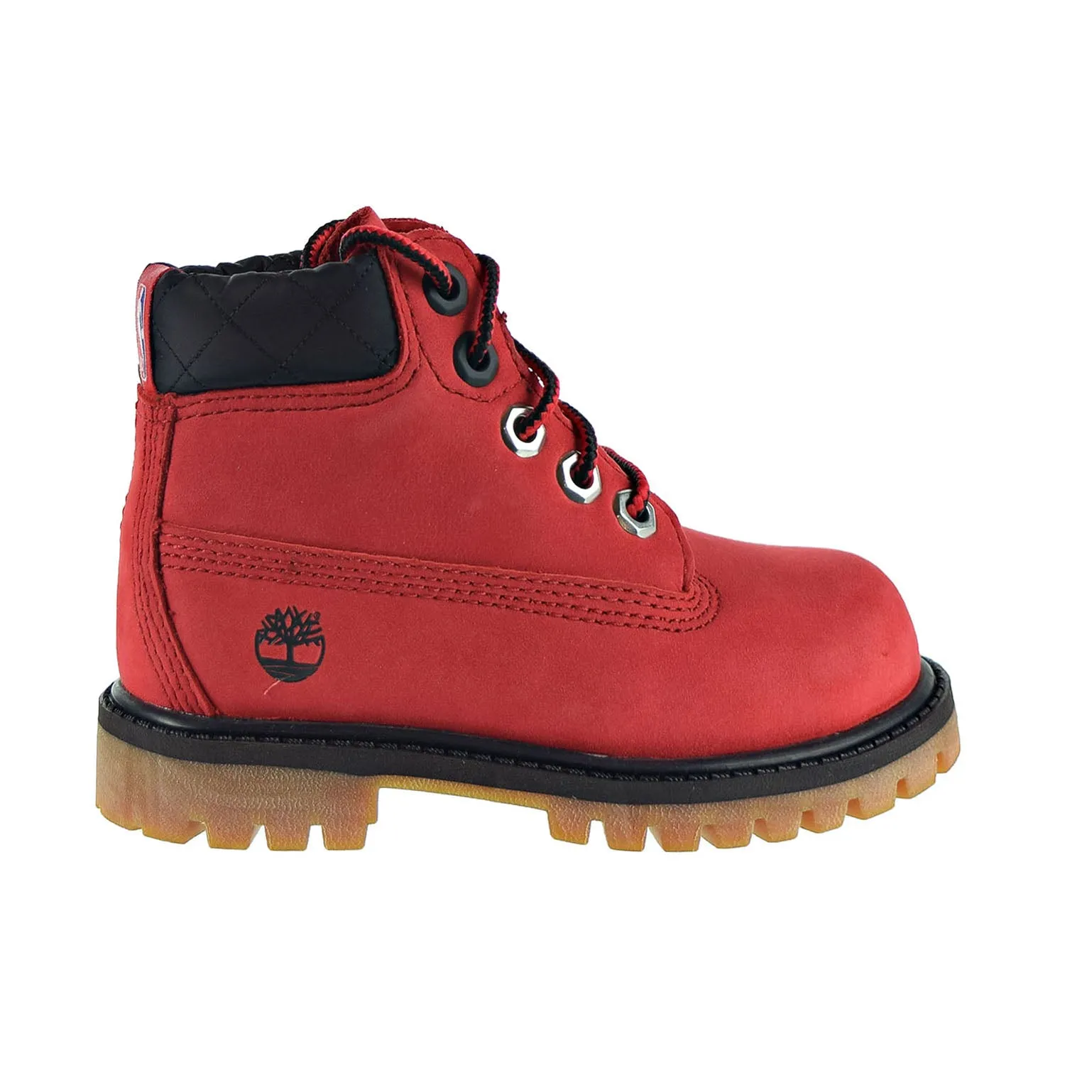 Timberland Chicago Bulls 6-Inch Premium Wp Toddlers' Boot Medium Red Nubuck