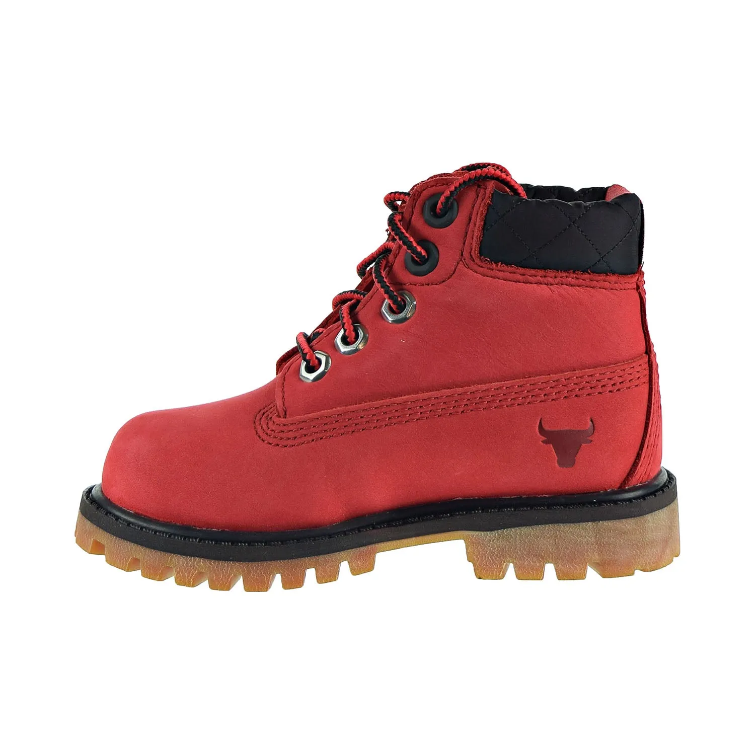 Timberland Chicago Bulls 6-Inch Premium Wp Toddlers' Boot Medium Red Nubuck