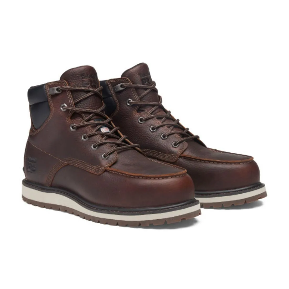 Timberland PRO Irvine Men's 6" Alloy Toe Wedge Work Boot TB0A44XG214 - Brown