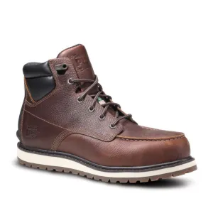 Timberland PRO Irvine Men's 6" Alloy Toe Wedge Work Boot TB0A44XG214 - Brown