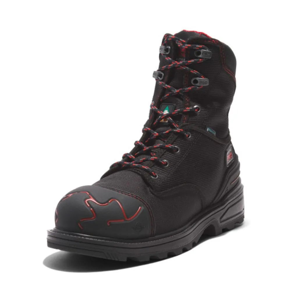 Timberland PRO Magnitude Men's 8" WP Insulated Ballistic Nylon Composite Toe Work Boot TB0A5SV1001 - Black