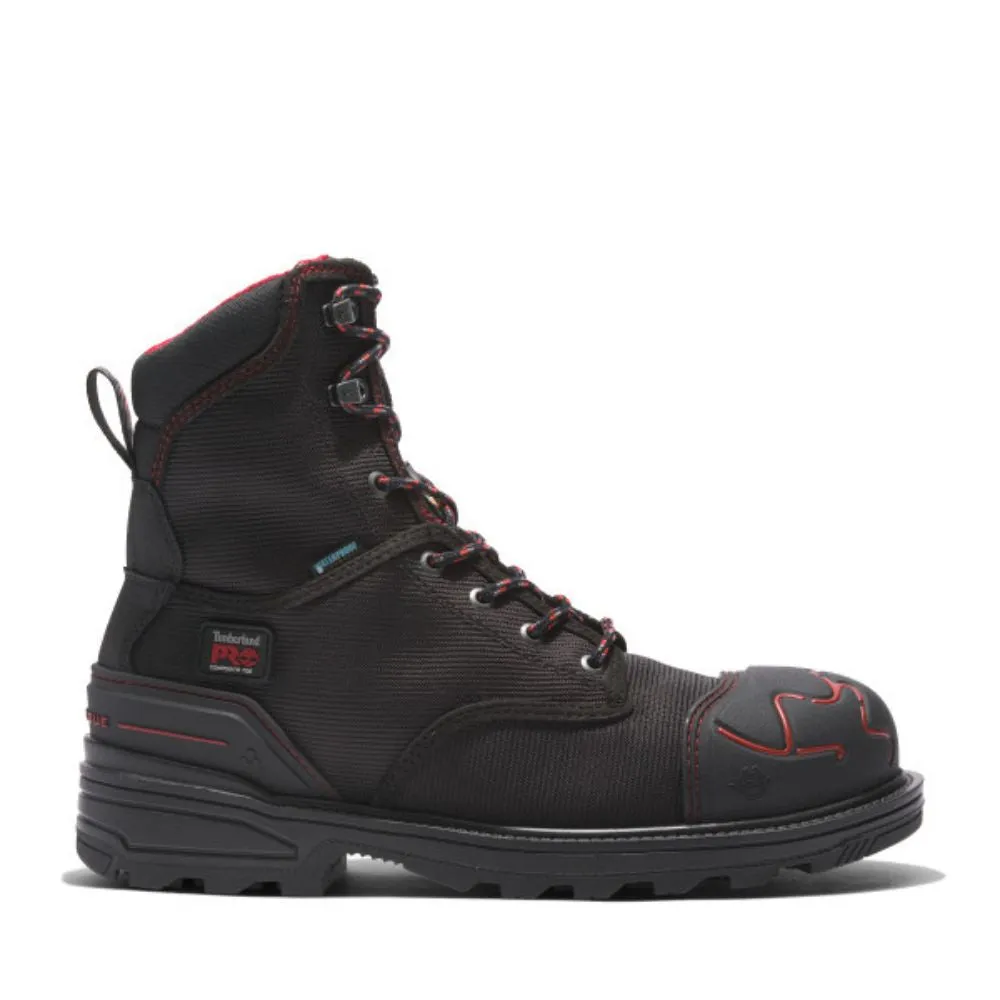 Timberland PRO Magnitude Men's 8" WP Insulated Ballistic Nylon Composite Toe Work Boot TB0A5SV1001 - Black