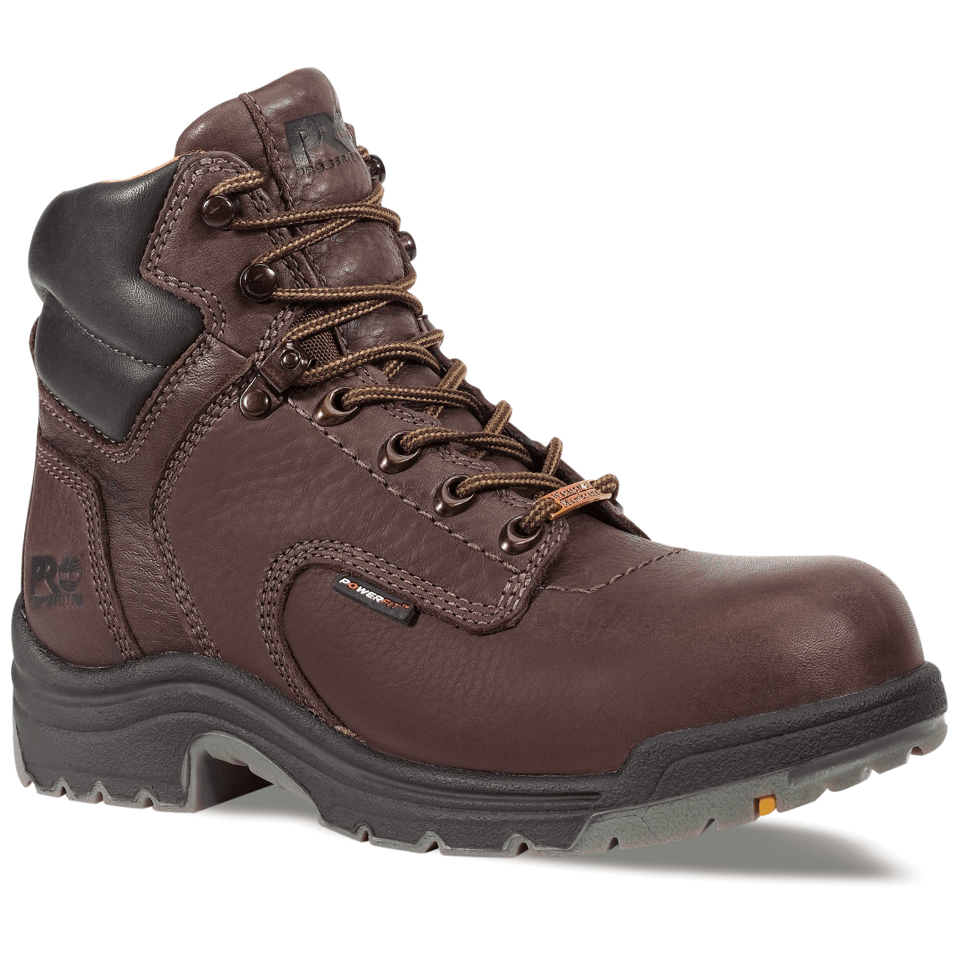 Timberland Pro Men's 6" Titan Waterproof Alloy Toe Work Boot - Dark Brown 26078