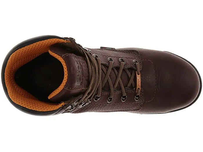 Timberland Pro Men's 6" Titan Waterproof Alloy Toe Work Boot - Dark Brown 26078