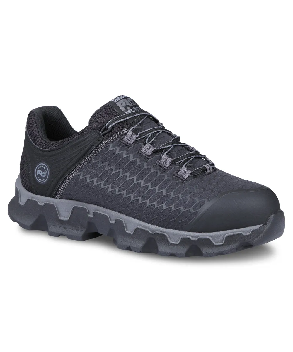 Timberland PRO Men’s Powertrain Sport Alloy Safety Toe Work Sneaker - Black