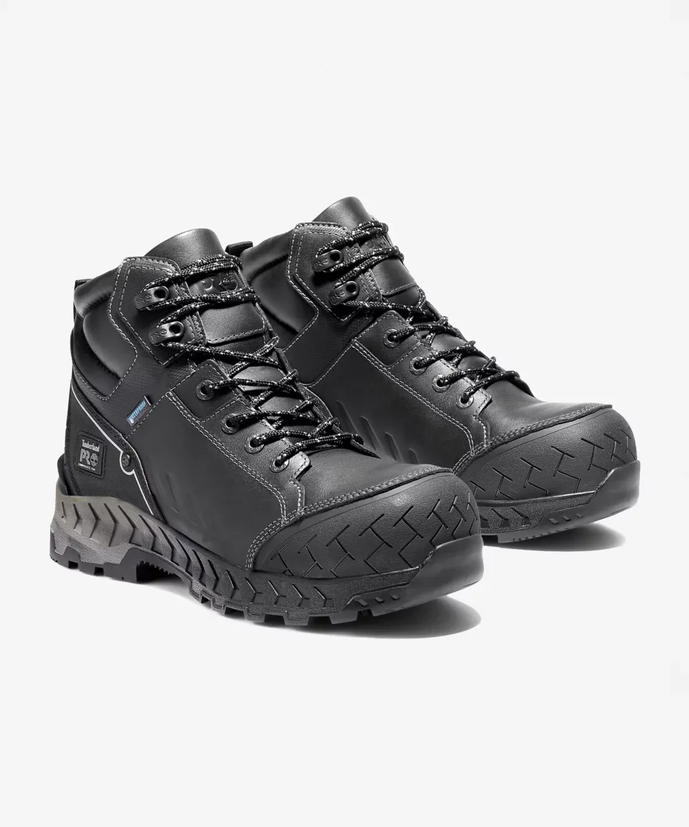 Timberland PRO Men's Work Summit, 6" Composite Toe Waterproof Boots - Black