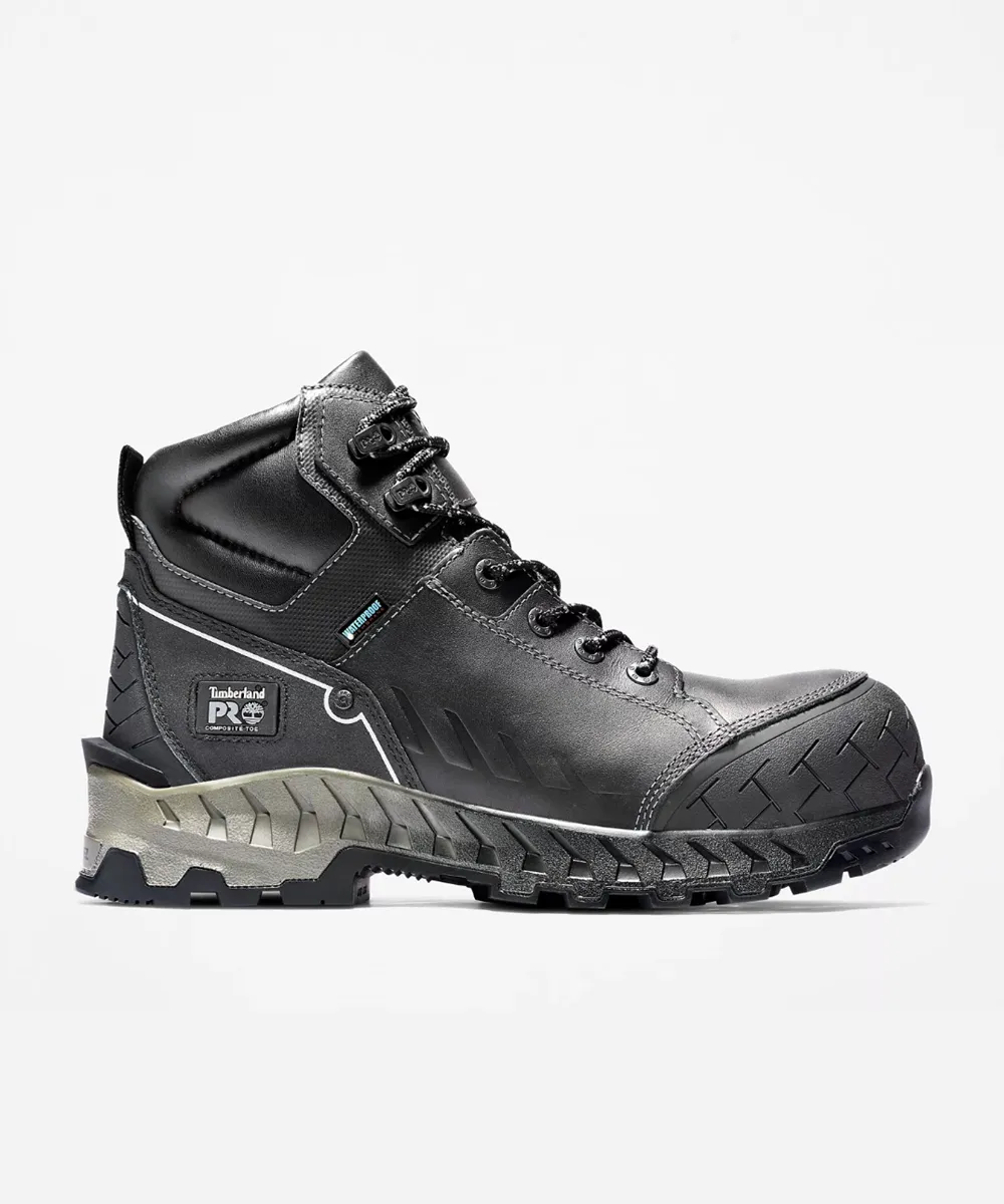 Timberland PRO Men's Work Summit, 6" Composite Toe Waterproof Boots - Black