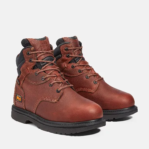 Timberland PRO TB050504214 6" Men's Flexshield Met Guard Steel Toe Work Boots - Brown