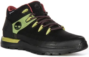 Timberland Sprint Trekker Mid Waterproof A6Crb In Black Green For Men