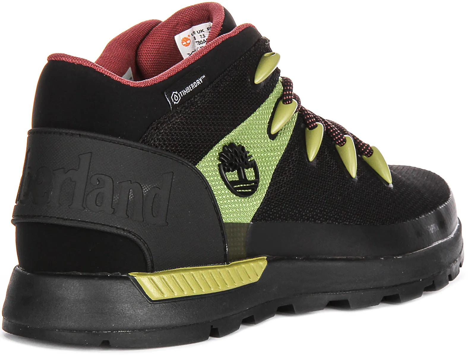 Timberland Sprint Trekker Mid Waterproof A6Crb In Black Green For Men