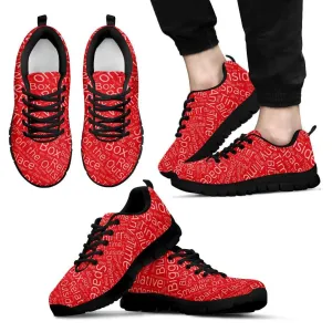 Timey Wimey TARDIS Terms Running Shoes Red