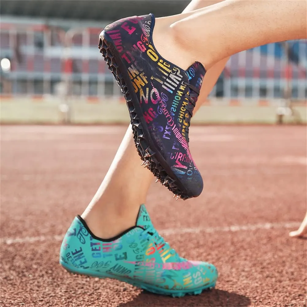 Track and Field Shoes Spikes for Men and Women Long-Distance Running Sports Shoes Sports Sprint Track and Field Competition Spikes for Boys and Girls