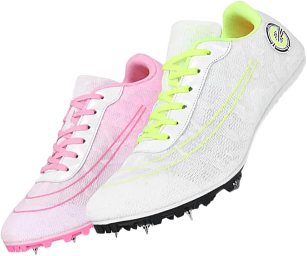 Track and Field Shoes Spikes for Men and Women Long-Distance Running Sports Shoes Sports Sprint Track and Field Competition Spikes for Boys and Girls