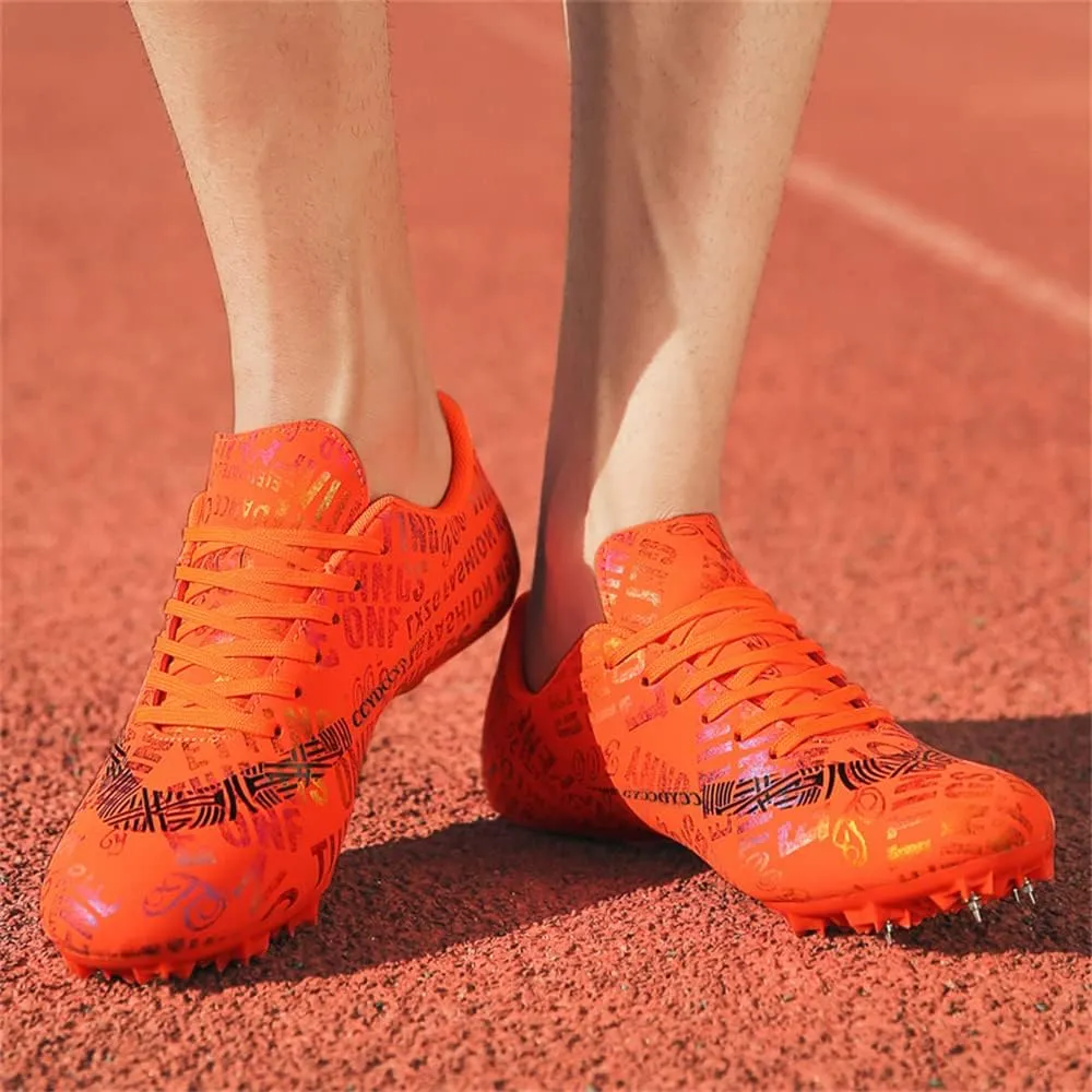 Track and Field Shoes Spikes for Men and Women Long-Distance Running Sports Shoes Sports Sprint Track and Field Competition Spikes for Boys and Girls