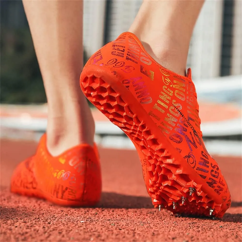 Track and Field Shoes Spikes for Men and Women Long-Distance Running Sports Shoes Sports Sprint Track and Field Competition Spikes for Boys and Girls