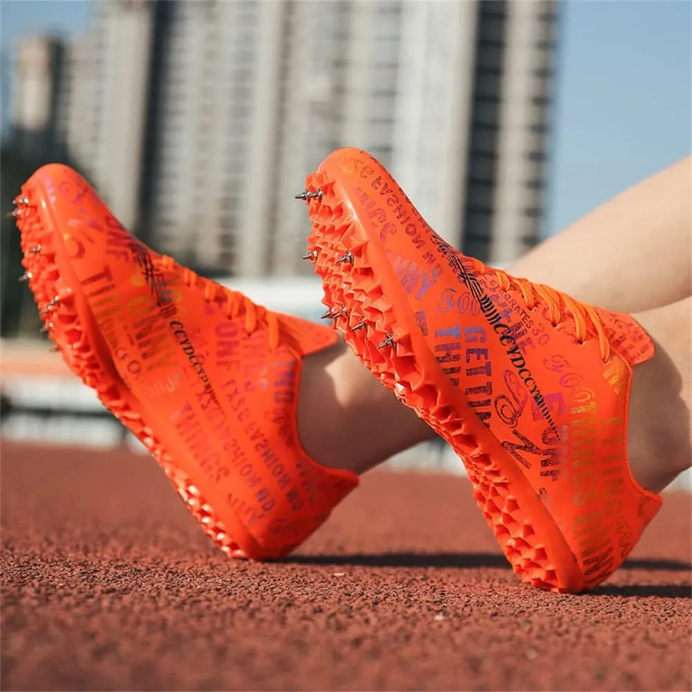 Track and Field Shoes Spikes for Men and Women Long-Distance Running Sports Shoes Sports Sprint Track and Field Competition Spikes for Boys and Girls