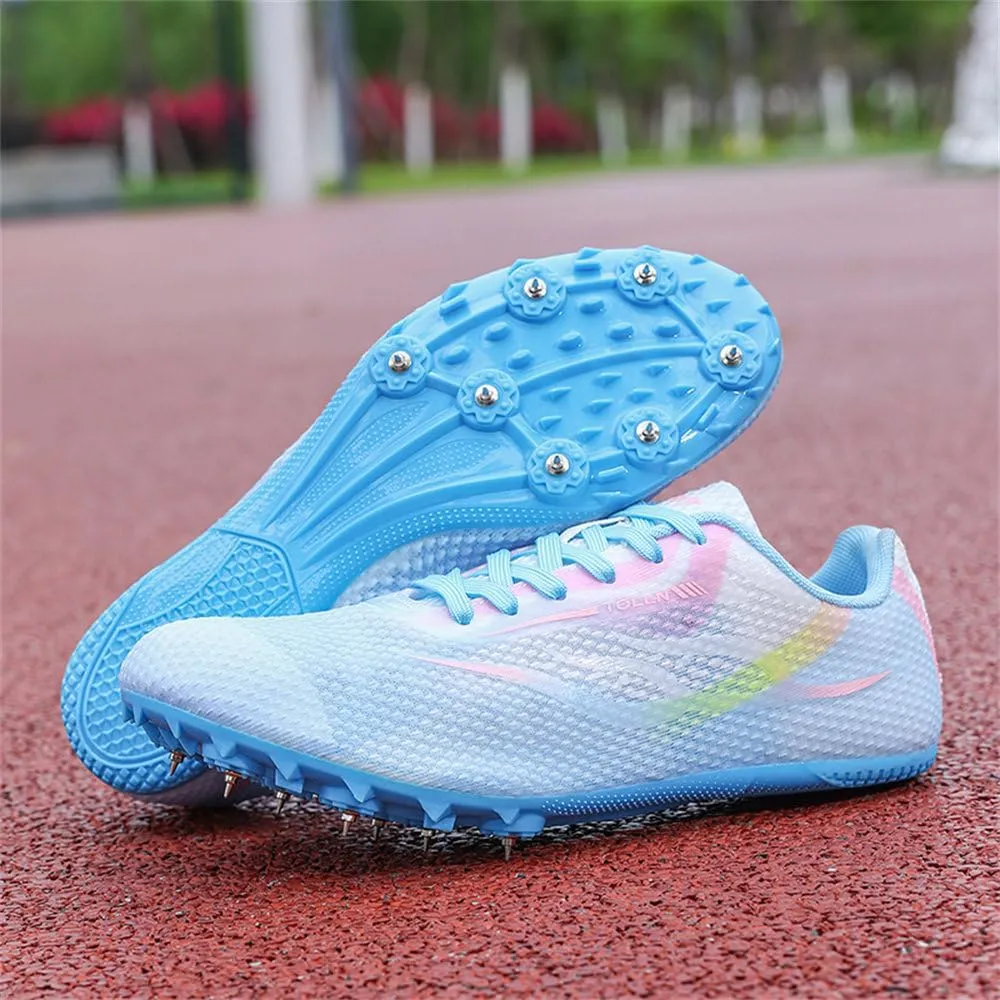 Track and Field Shoes Spikes for Men and Women Long-Distance Running Sports Shoes Sports Sprint Track and Field Competition Spikes for Boys and Girls