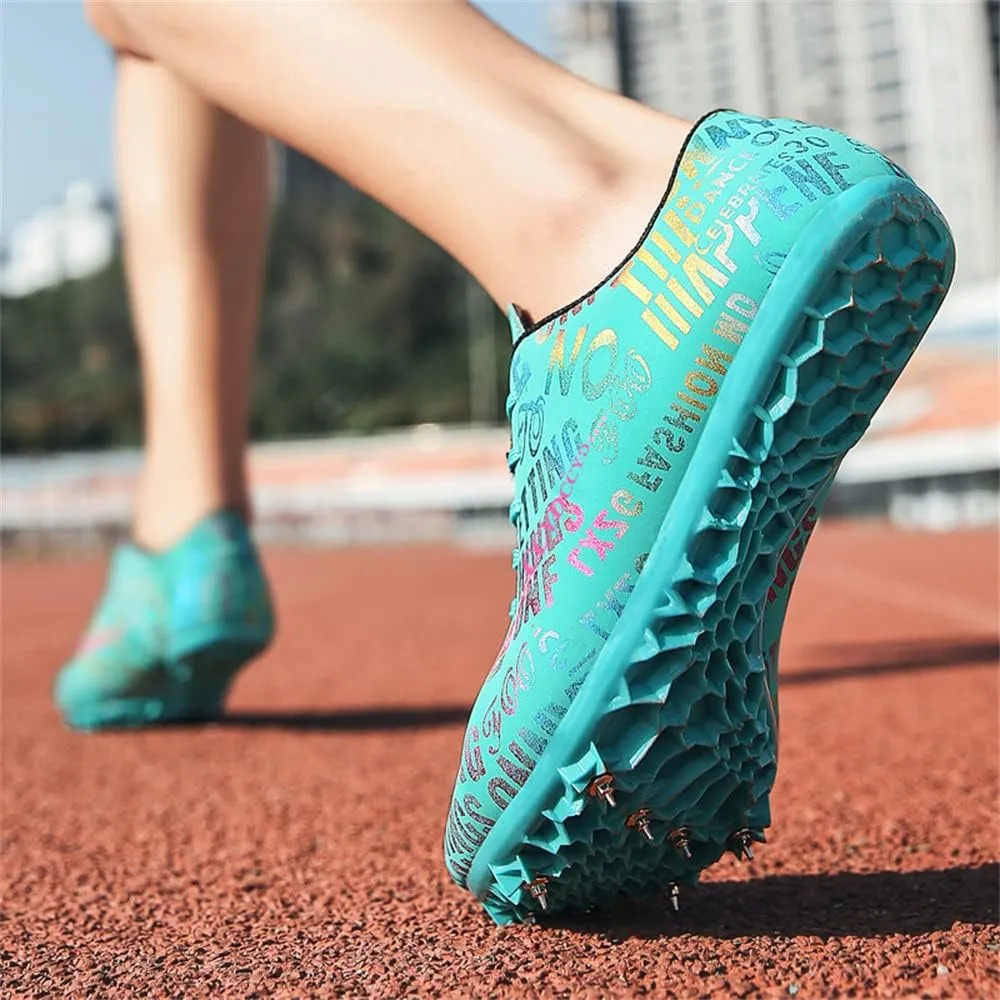Track and Field Shoes Spikes for Men and Women Long-Distance Running Sports Shoes Sports Sprint Track and Field Competition Spikes for Boys and Girls