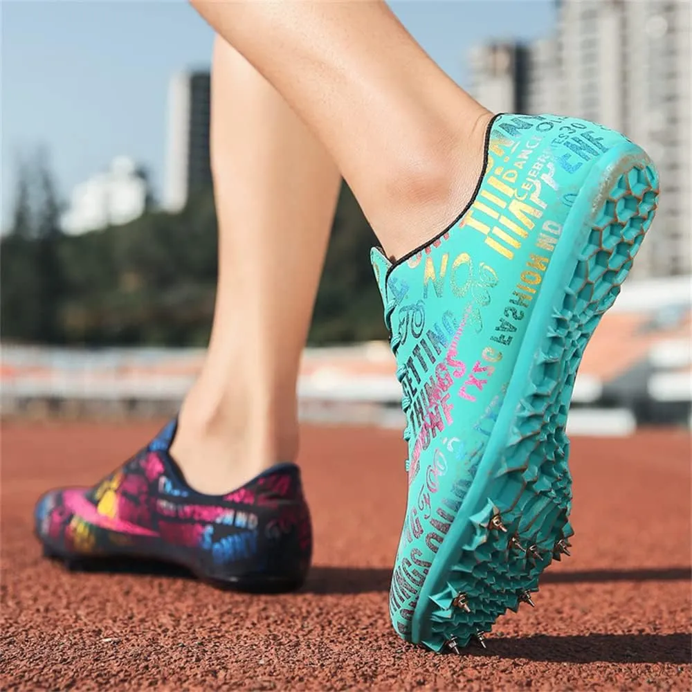 Track and Field Shoes Spikes for Men and Women Long-Distance Running Sports Shoes Sports Sprint Track and Field Competition Spikes for Boys and Girls