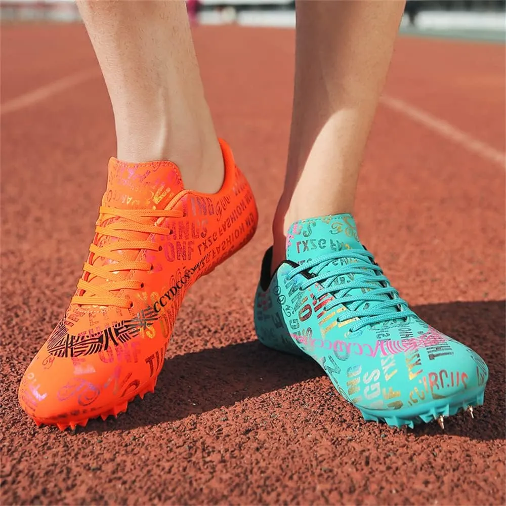 Track and Field Shoes Spikes for Men and Women Long-Distance Running Sports Shoes Sports Sprint Track and Field Competition Spikes for Boys and Girls